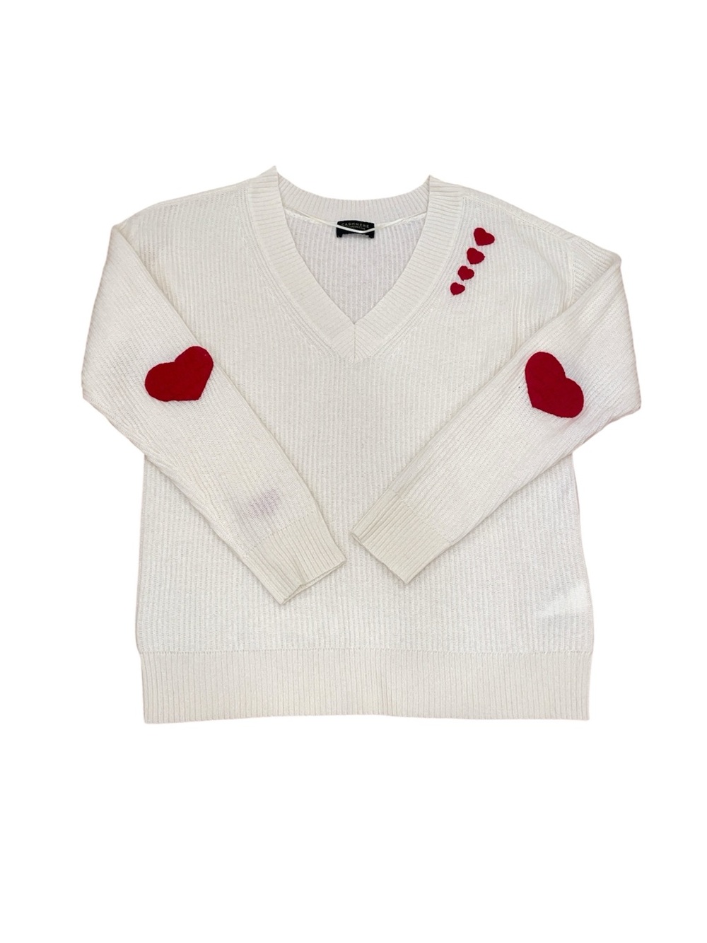 Cashmere charter club heart sweater